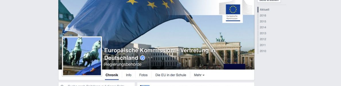 Soziale Medien der EU-Kommission